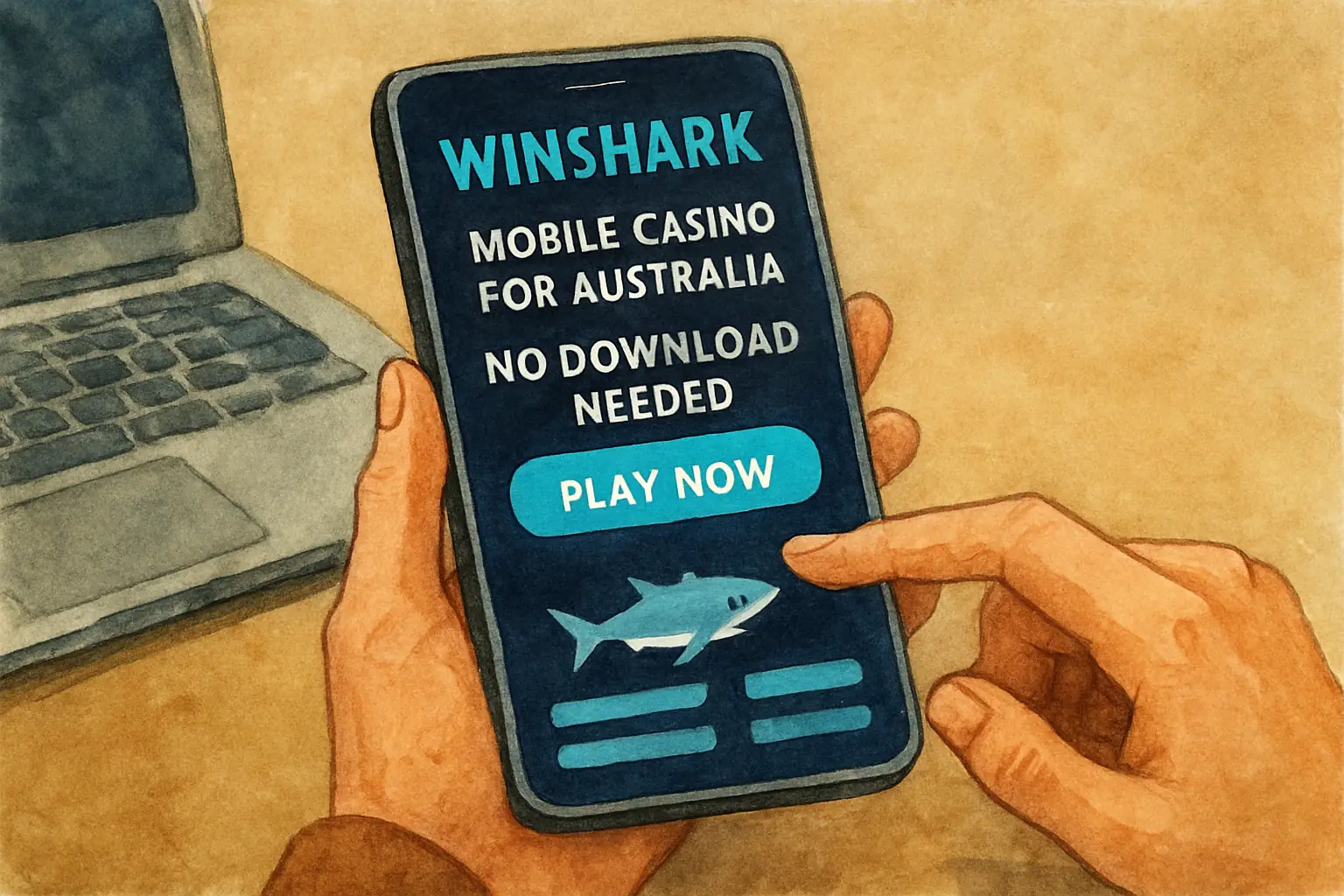 Winshark App: Mobile Casino for Australia visual guide for Winshark Casino